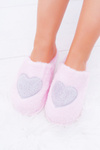 Жіночі тапочки сердечка світло-рожеві
