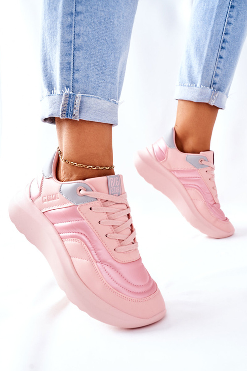 Жіноче спортивне взуття Memory Foam Big Star II274333 Рожевий