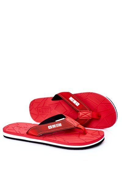 Чоловічі тапочки Flip-Fops Big Star HH174819 Red