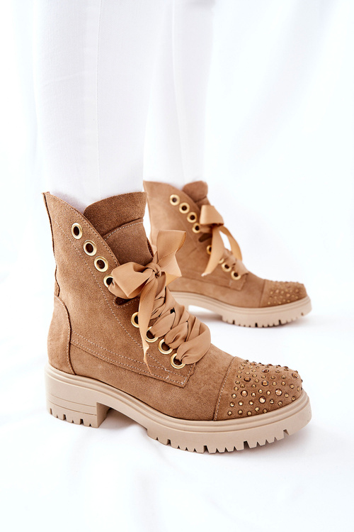 Замшеві робочі чоботи Tiered Lewski Shoes 3069 Sand