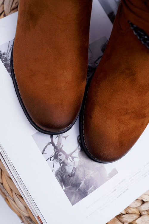 Жіночі замшеві чоботи Hidden Anchor Camel Mirley