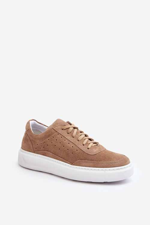 Чоловіче замшеве спортивне взуття Zazoo 1544 Beige