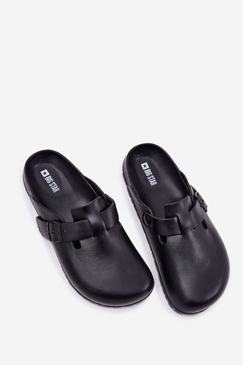 шльопанці чоловічі з застібкою Big Star RR174A022 чорні