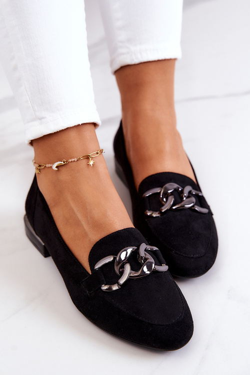 Замшеві лофери Sergio Leone MK739 Чорні