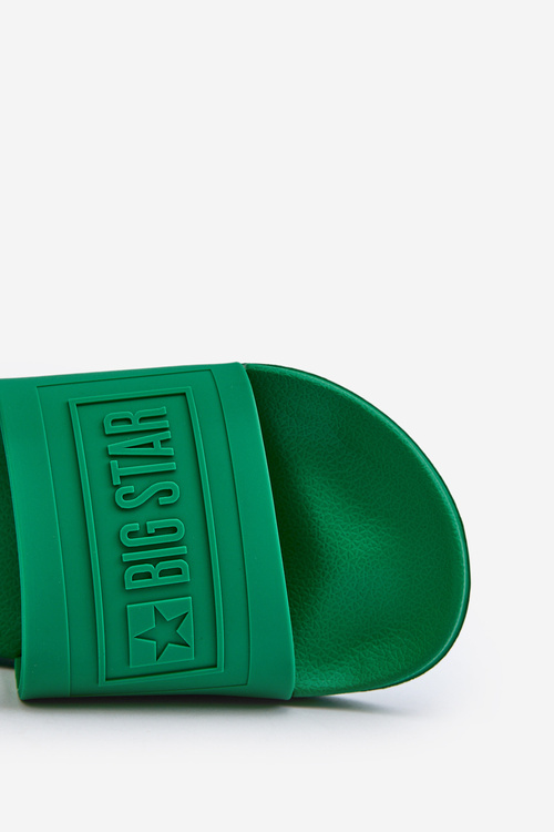 Чоловічі зелені шльопанці Big Star NN174650