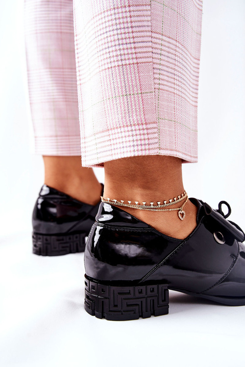 Лаковані туфлі Sergio Leone PB260 Чорні