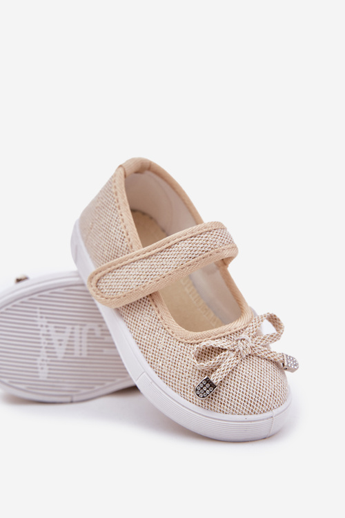 Дитячі Балерини З Бантом Золоті Amirinas