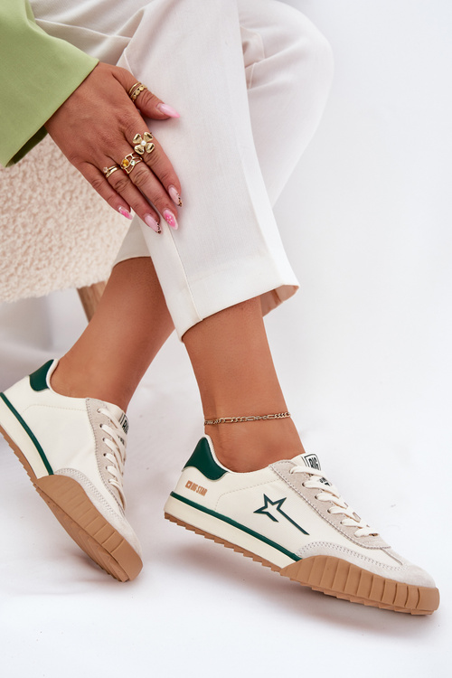 Низькі Жіночі Кросівки Big Star NN274867 Бежеві