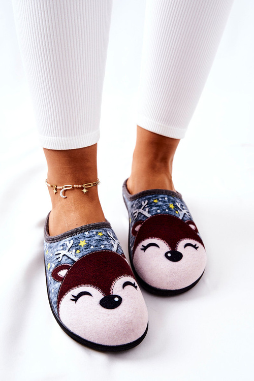 Утеплюючі тапочки Reindeer Blue Taffy