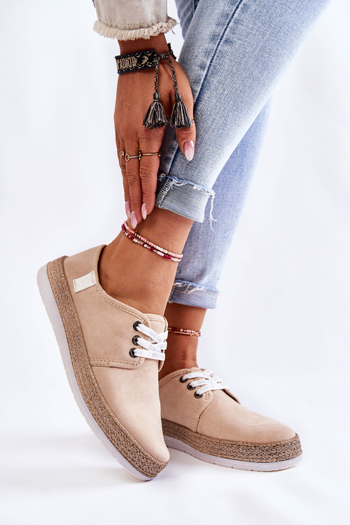 Жіночі низькі кросівки Memory Foam System Big Star KK276005 Beige