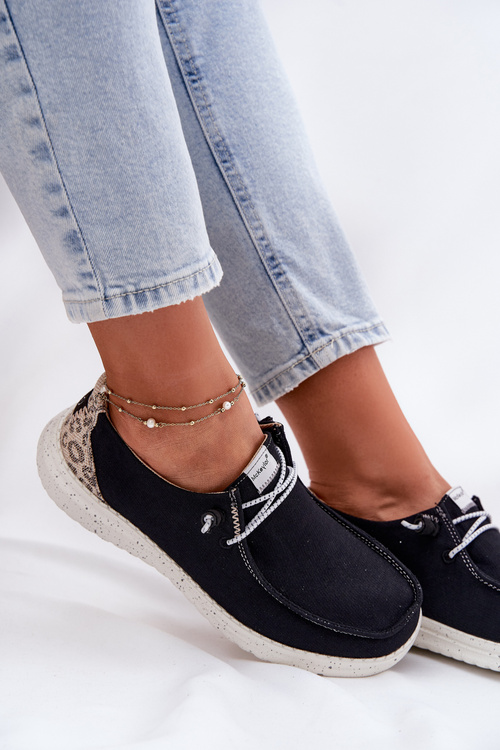 Легкі Текстильні Черевики Для Жінок McKeylor 96116 Чорні