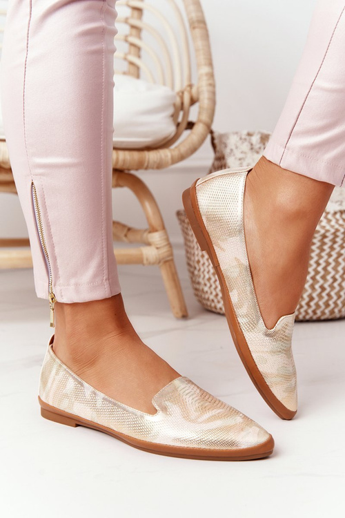 Жіночі лофери Sergio Leone MK700 Gold