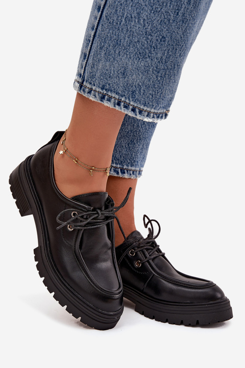 Жіноче взуття з екошкіри чорне Adrelle