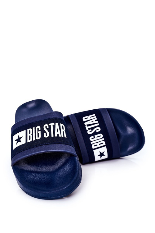 Чоловічі тапочки Big Star HH174833 Navy Blue