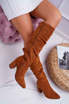 Жіночі чоботи Suede Camel Bemma