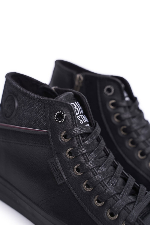 Чоловічі високі кросівки Big Star Black EE174102