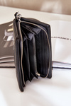 Великий Жіночий Гаманець З Тисненням Еко Шкіра Чорний Martiel