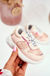 Дитяче спортивне взуття зі змійковим візерунком Pink Matylda