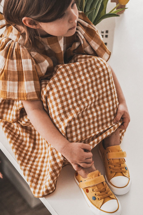 Дитячі кросівки на липучці BIG STAR JJ374056 Жовті