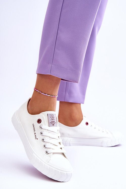 Класичні жіночі кросівки Cross Jeans LL2R4052 Білі