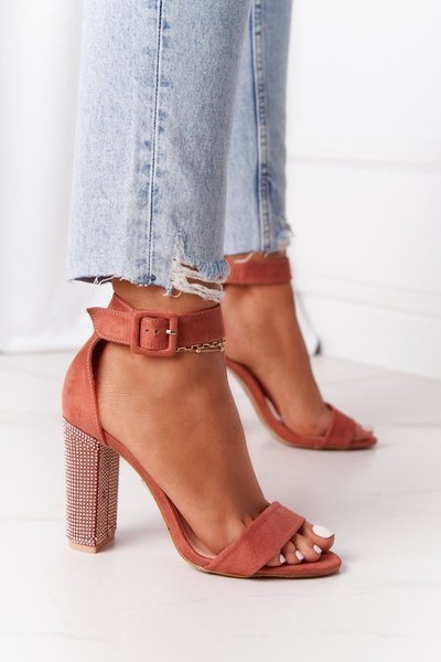 Сандалі на планці з кубічним цирконієм Lu Boo Brick