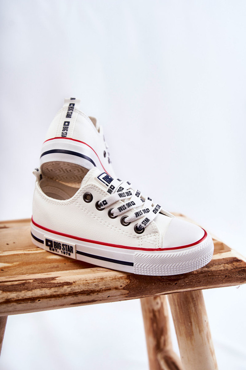 Дитячі шкіряні кросівки BIG STAR KK374038 Білі