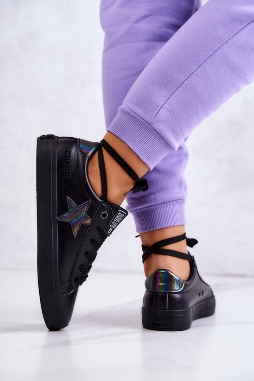 Шкіряні кросівки Star Big Star JJ274243 Чорні