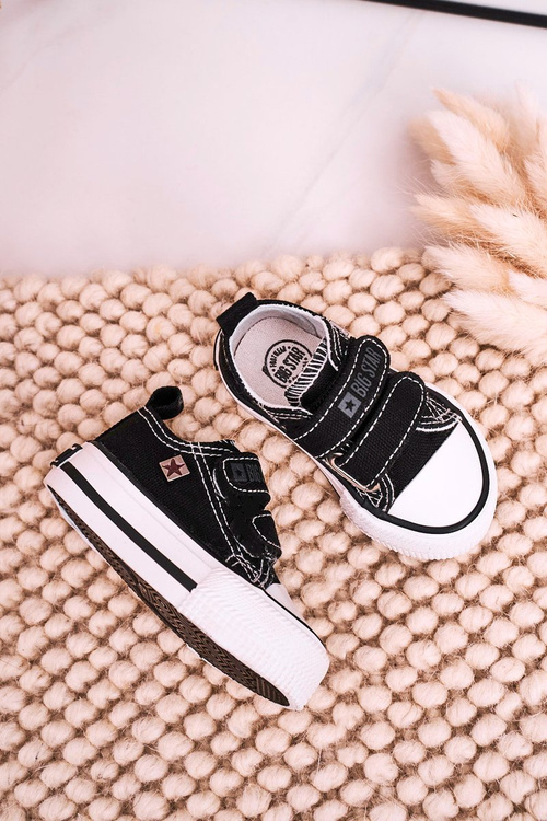 Дитячі кросівки на липучці BIG STAR HH374096 Чорні