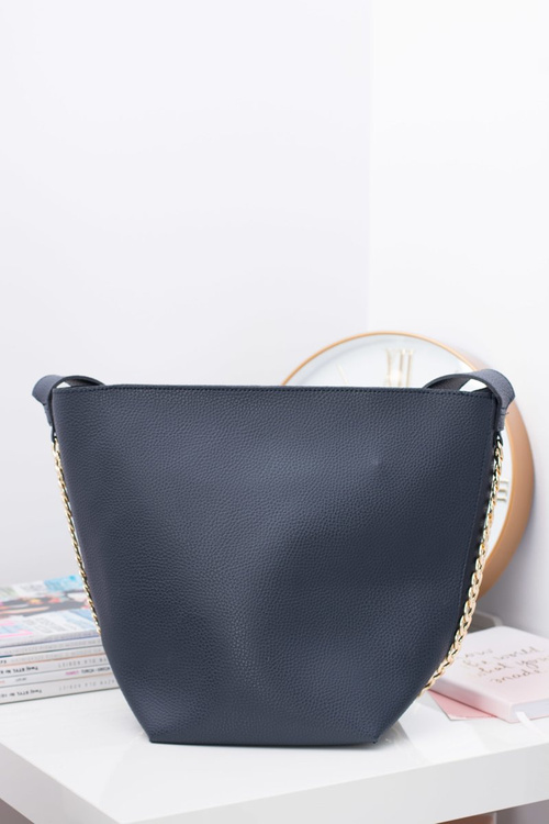Темно-синя жіноча сумочка A4 Shopper Bag