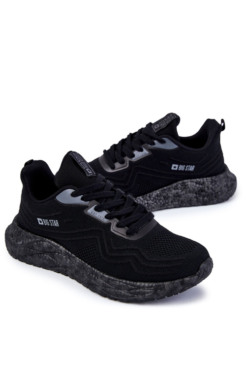Легке чоловіче спортивне взуття Big Star KK174018 Чорний