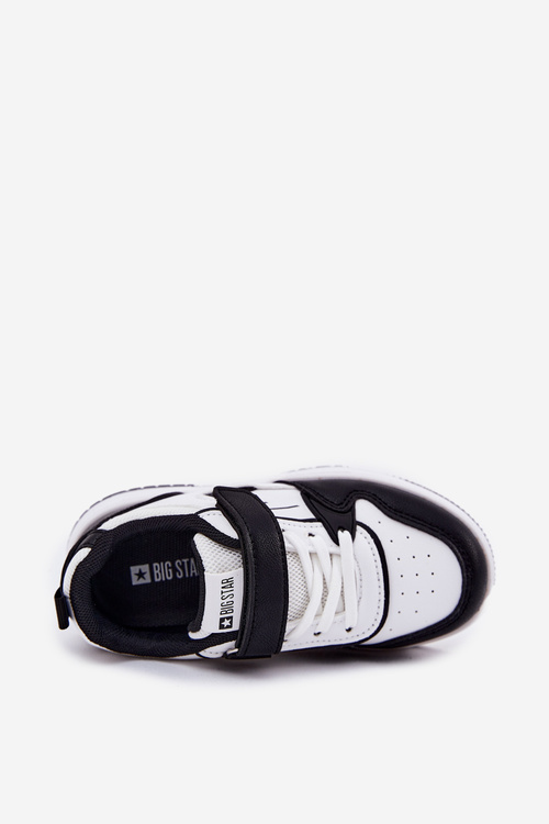 Легкі Дитячі Кросівки Big Star RR374052 Чорно-Білі