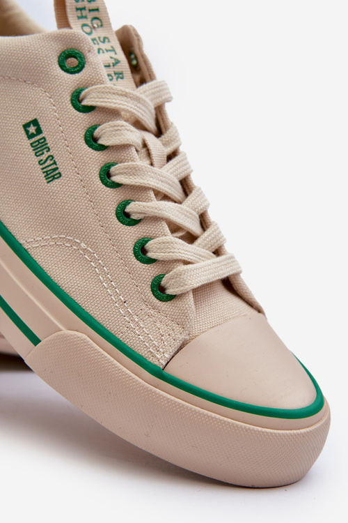 Чоловічі низькі кросівки Big Star NN174006 Бежеві