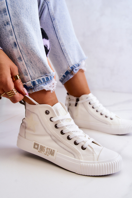 Класичні високі кросівки Big Star JJ274379 Білі