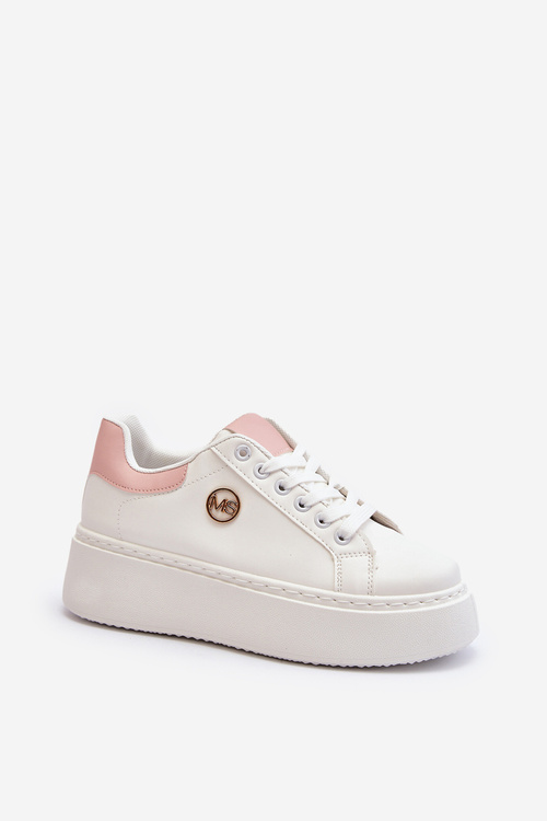 Жіночі кросівки на платформі білі Eshen