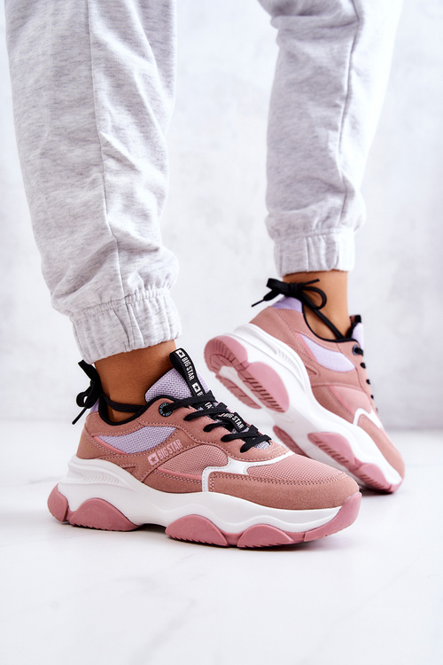 Жіноче спортивне взуття Big Star JJ274577 Рожевий