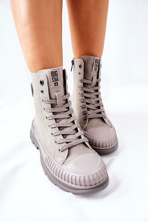 Жіночі туристичні черевики Big Star II274350 сірі