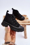 Дитячі високі кросівки Black Freeze