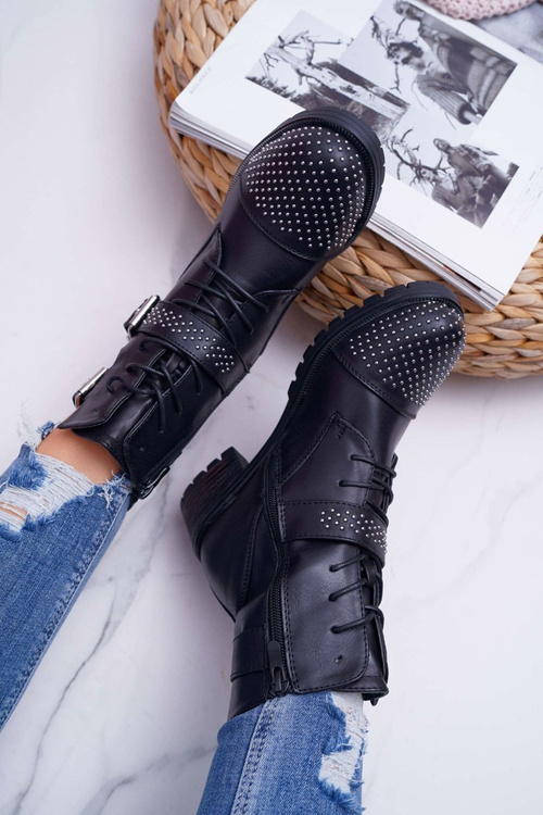 Жіночі робочі черевики чорні Aveley