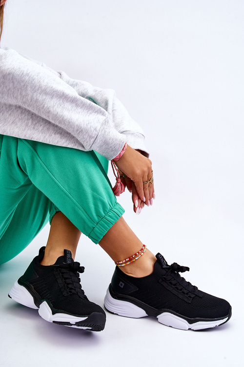 Жіноче спортивне взуття без сліпів Memory Foam System Big Star LL274A146 чорний