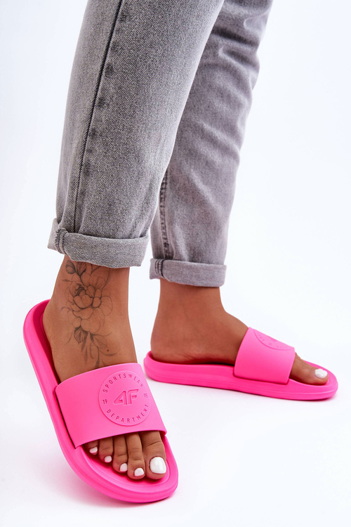 Жіночі спортивні тапочки 4F 4FSS23FFLIF069-53S Фуксія