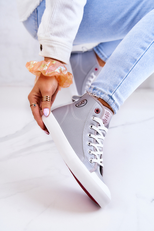 Жіночі високі кросівки Cross Jeans JJ2R4057C сірі