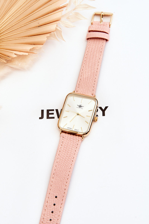 Модний жіночий годинник Michael John Pink