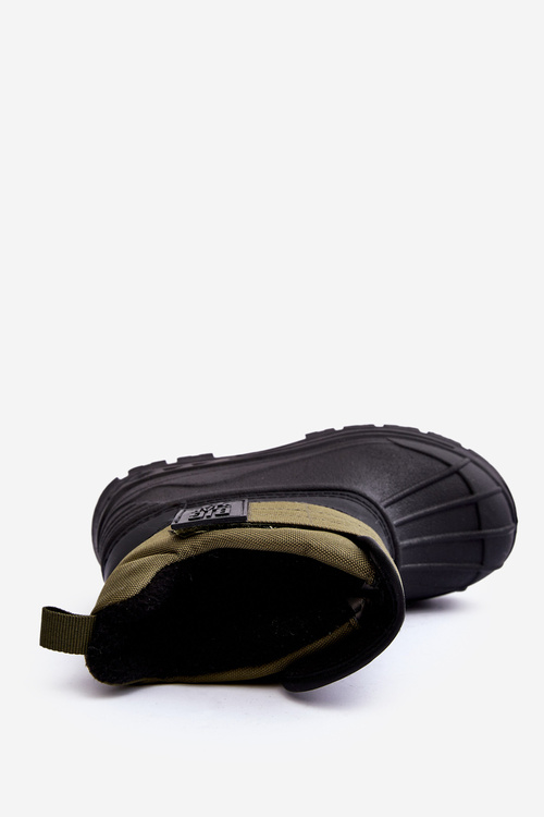 Дитячі черевики з флісовою підкладкою хакі MM374123