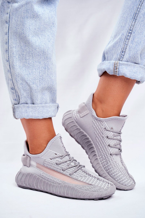 Жіноче спортивне взуття дихаюча сіра Lumiere