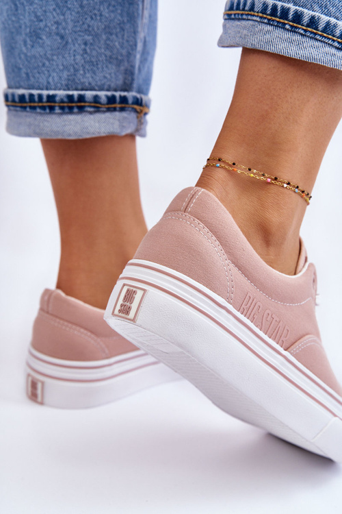Жіночі кросівки на платформі Big Star LL274229 Рожеві