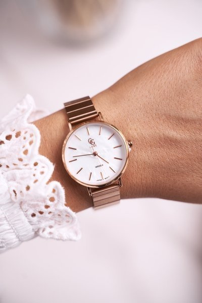 Жіночий годинник GG Luxe Rose Gold Pearly Dial