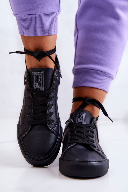 Шкіряні кросівки Big Star JJ274214 Чорні