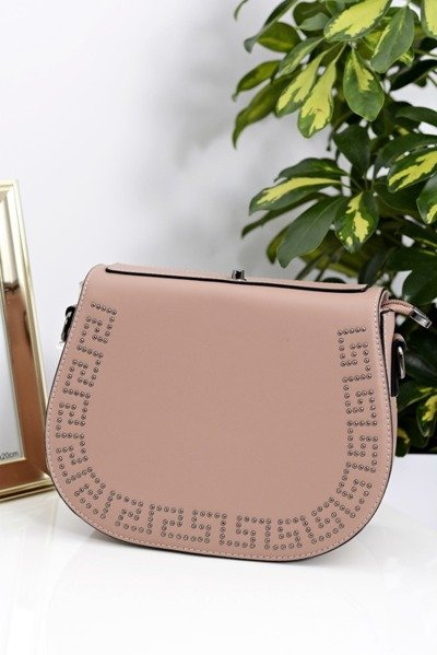 Жіноча рожева сумочка через плече Letter Bag