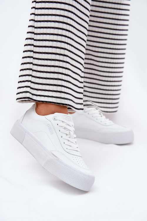 Низькі кросівки з еко-шкіри Big Star RR274303 Білі