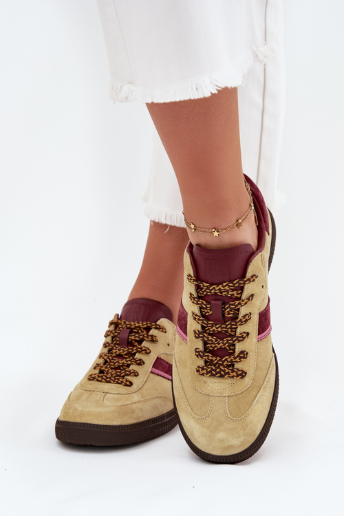 Жіночі Низькі Кросівки З Замші Big Star SS274680 HI-POLY SYSTEM Лайм